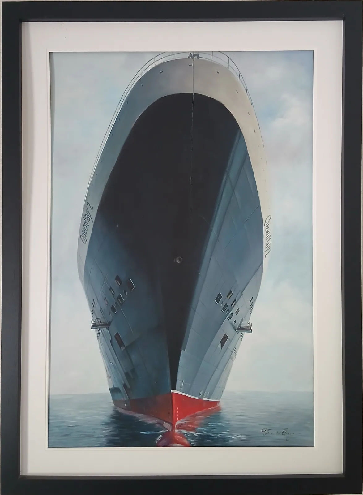 Photograph of Queen Mary 2, an artwork by Frank van de Burg